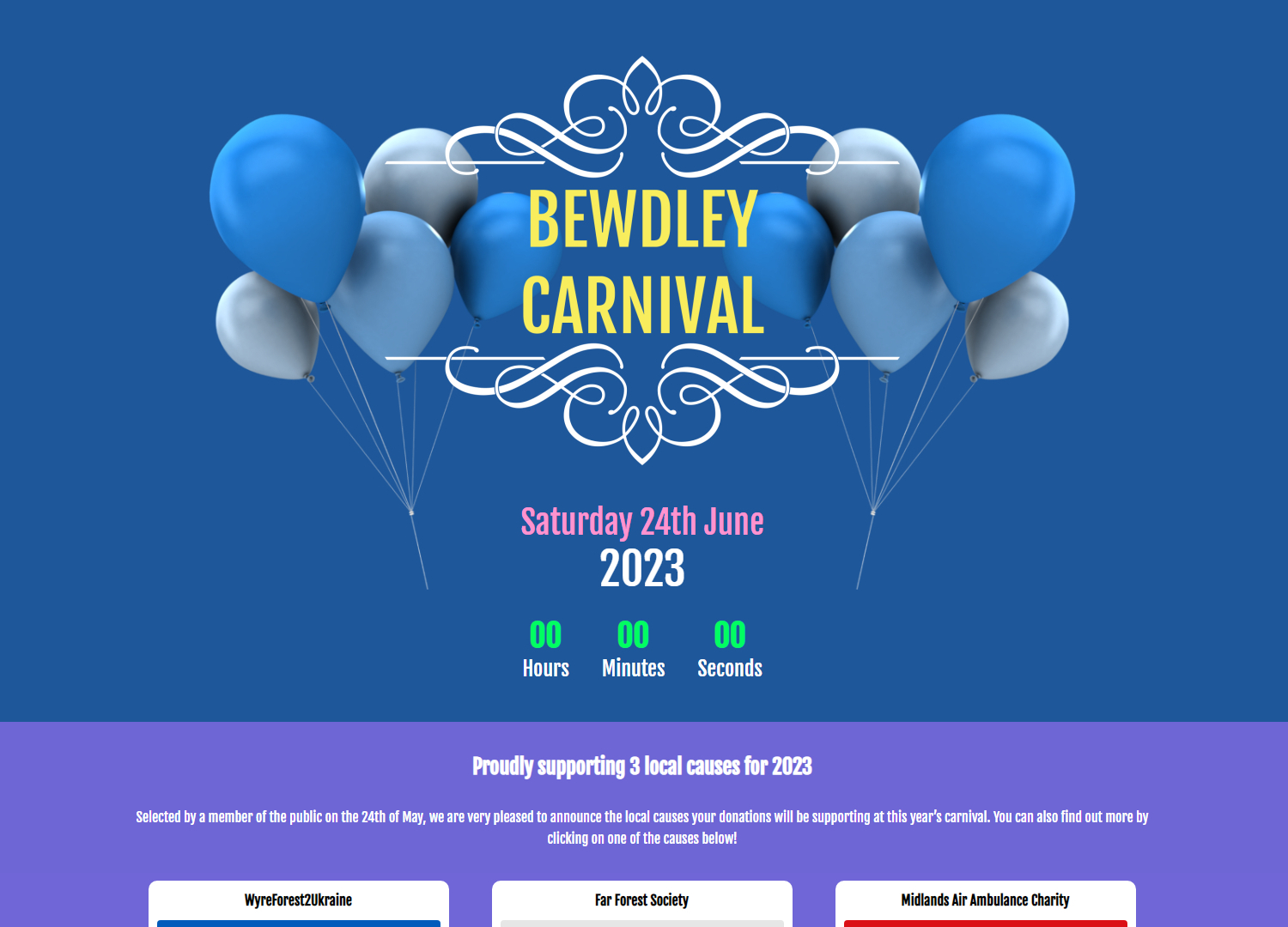 Bewdley Carnival Website 2023